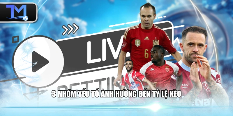 3 nhóm yếu tố ảnh hưởng đến tỷ lệ kèo