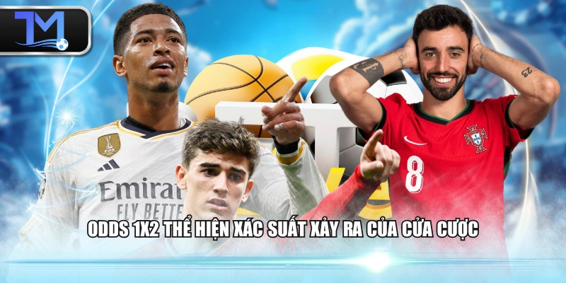 Odds 1X2 thể hiện xác suất xảy ra của cửa cược